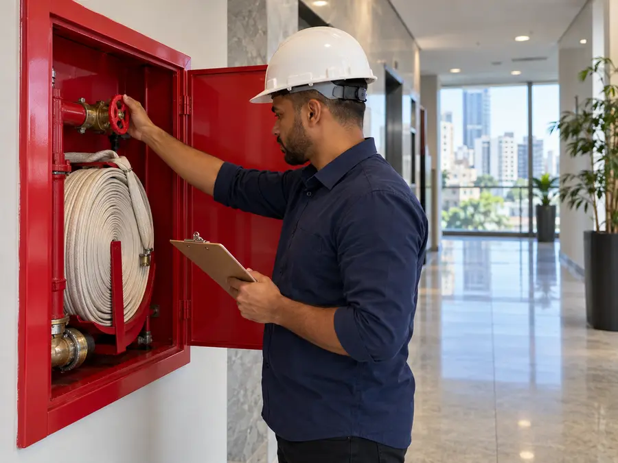 Conferência de hidrante